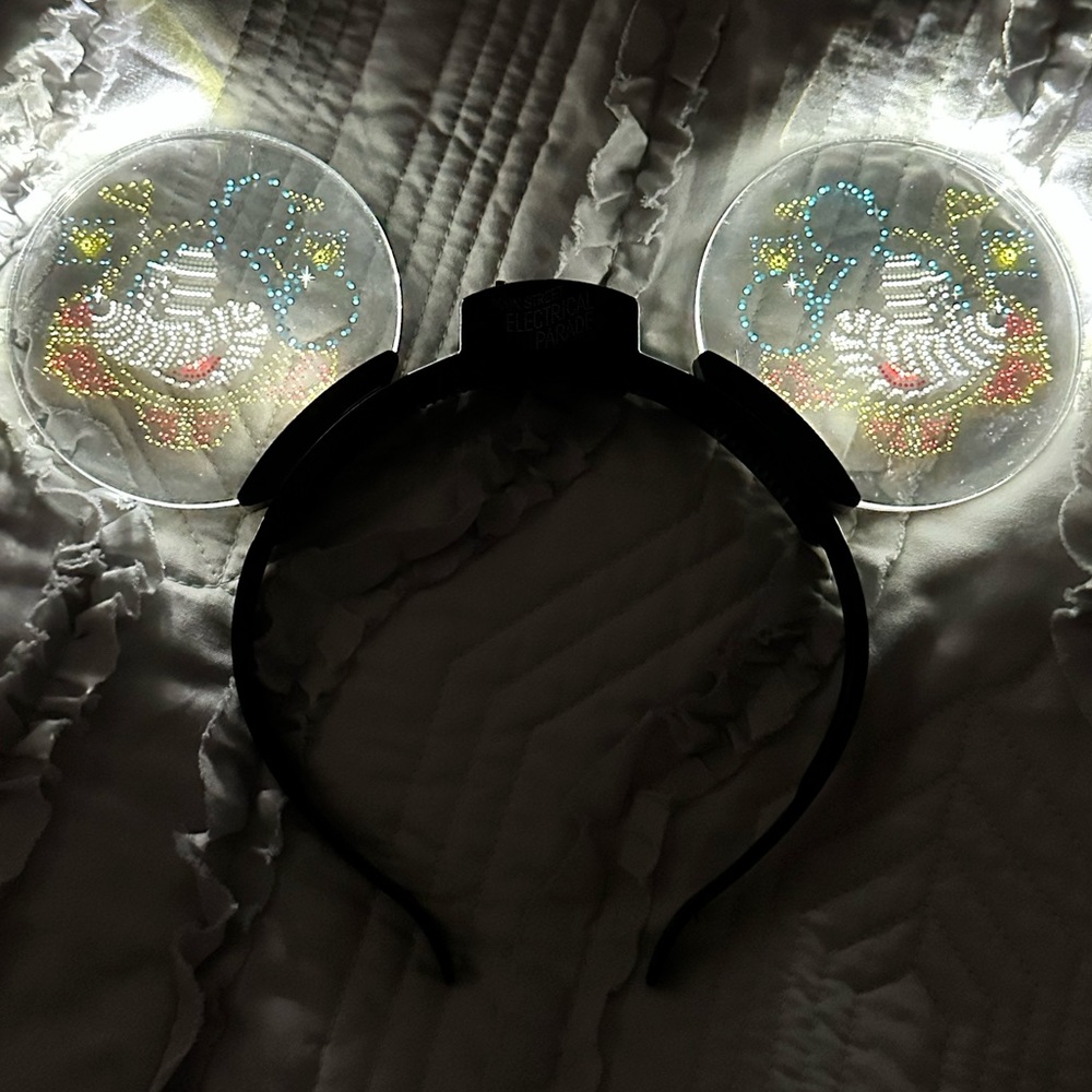 Disney Parks Main Street Electrical Parade Light Up Mickey Ear Headband